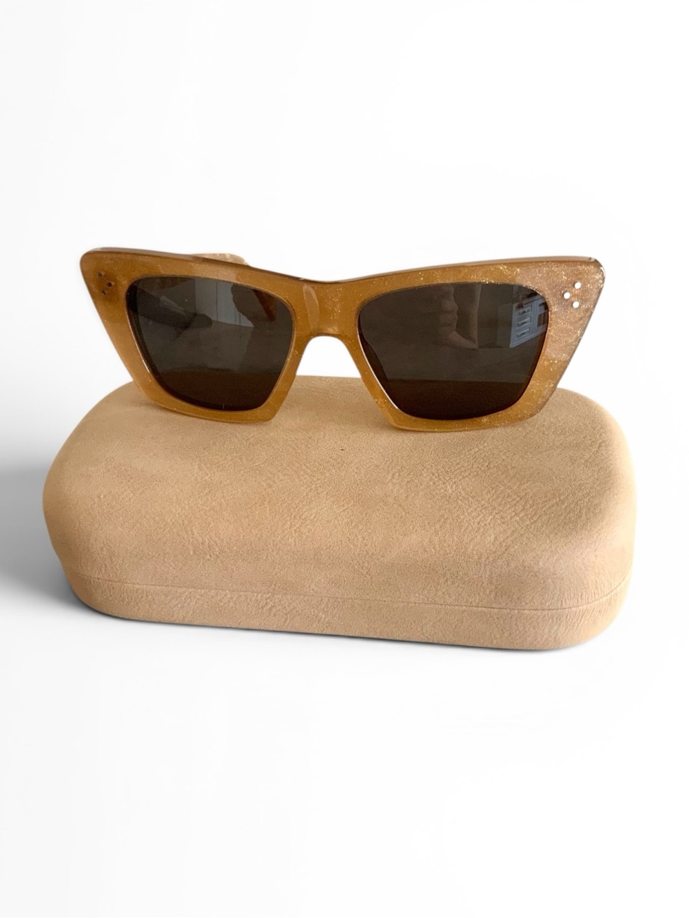 CELIN 3Dots Gold Glitter Cat-Eye CL401871 Sunglasses